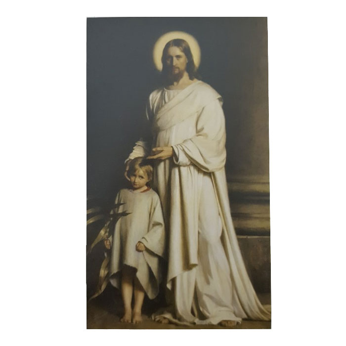 가톨릭성물 상본 소년과 예수님