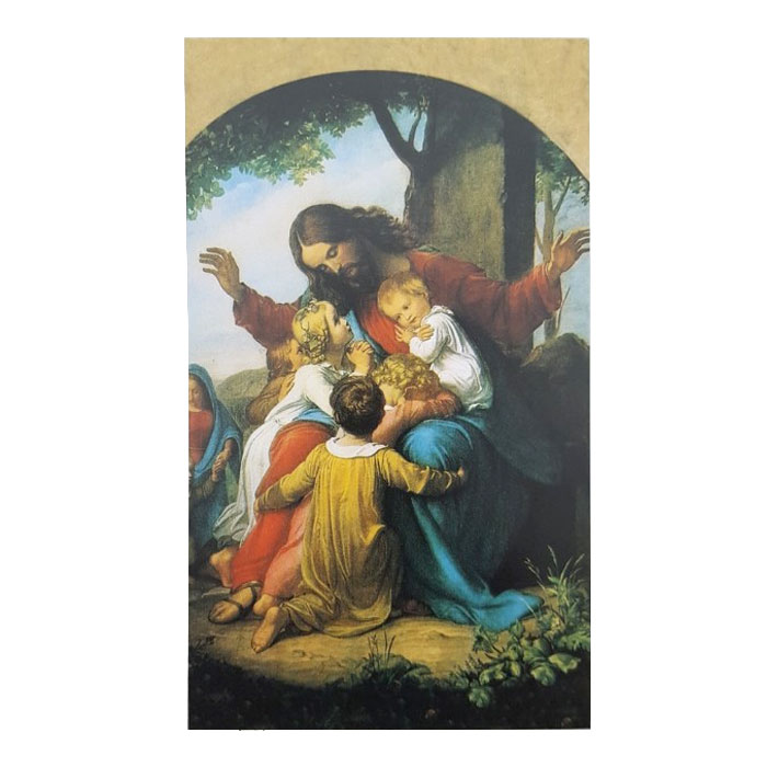가톨릭성물 상본 예수님과 어린이